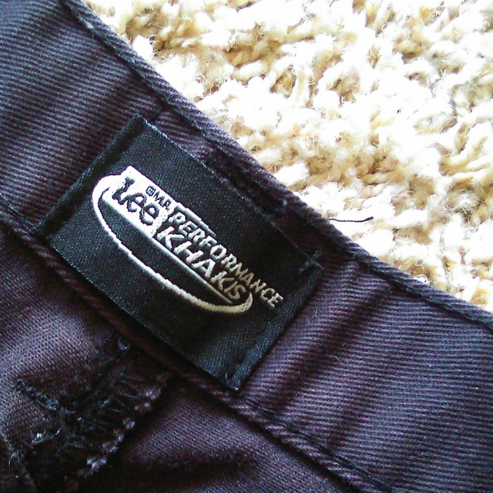 Lee performance Khakis black pants 10P - Picture 3 of 4